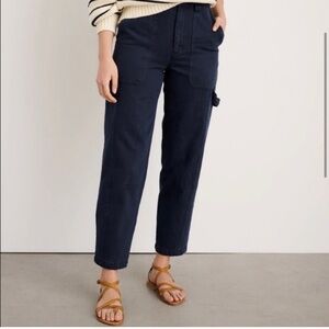 Alex Mill Phoebe Carpenter Cargo Pant in Navy Womens Size 10